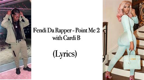 fendi ft cardi|FendiDa Rappa & Cardi B – Point Me 2 Lyrics .